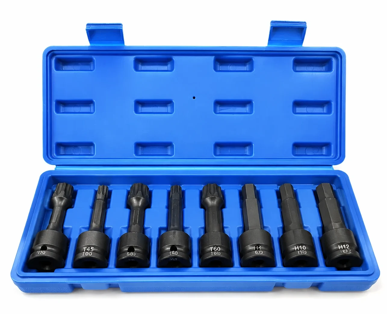 8PCS 1/2 Inch Drive Impact Socket Bit Set | Cr-Mo Heavy Duty Impact Tools Manufacturer