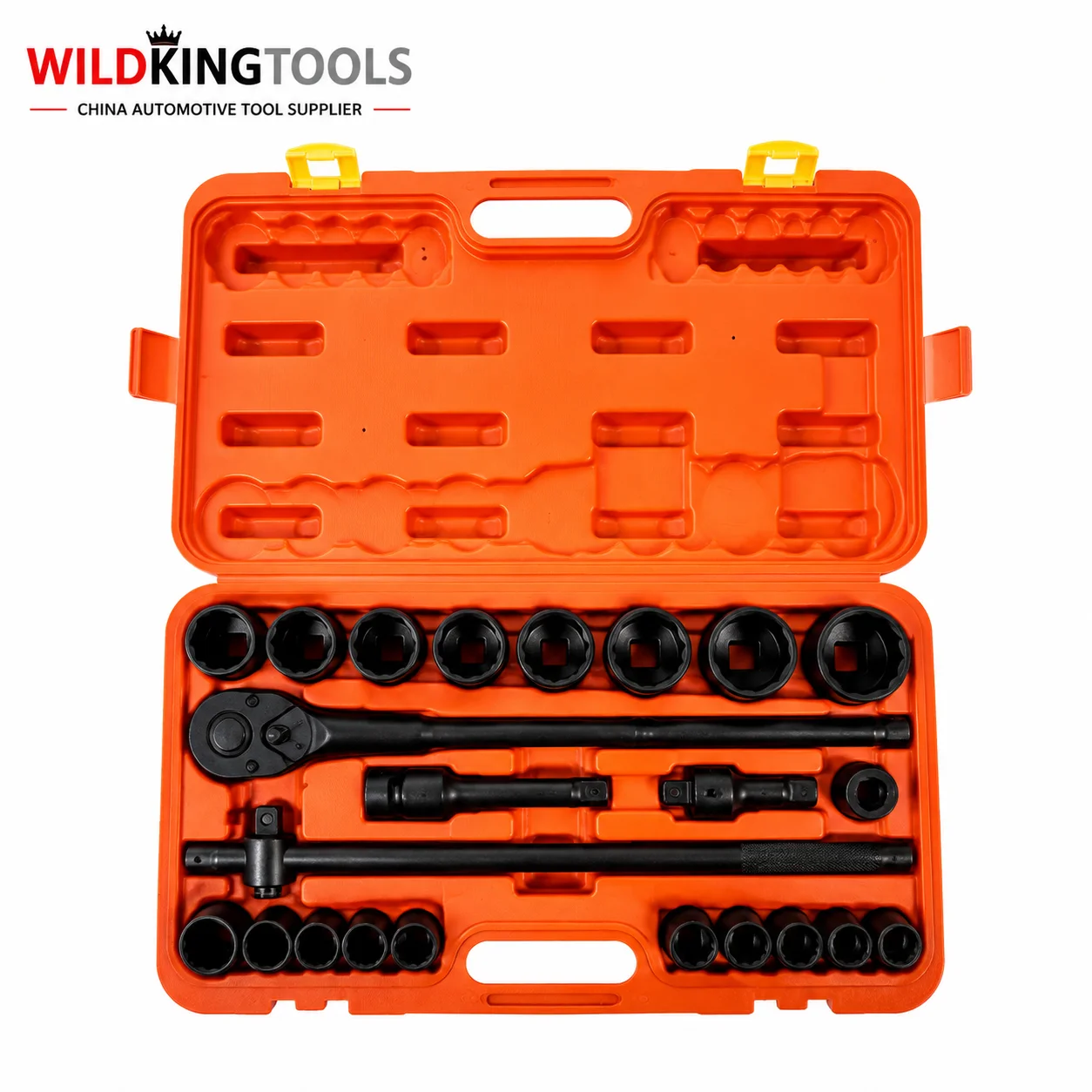 21PCS 34 Drive 6-Point Heavy Duty Metric Socket Wrench Set