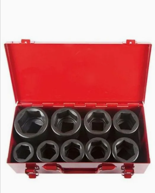 10PCS 1 Inch Deep Impact Socket Set
