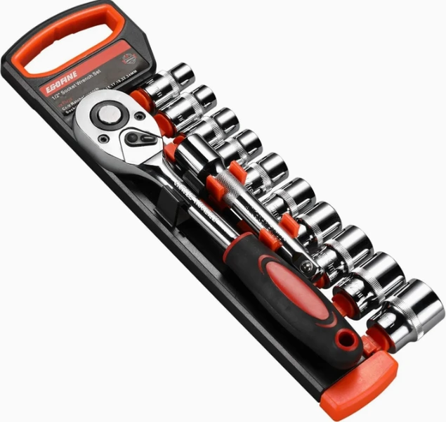 12PCS 1/2 Inch Drive Socket Wrench Set