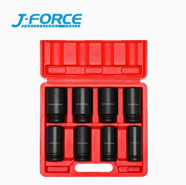 34 8PCS Auto Repair Deep Impact Socket Set
