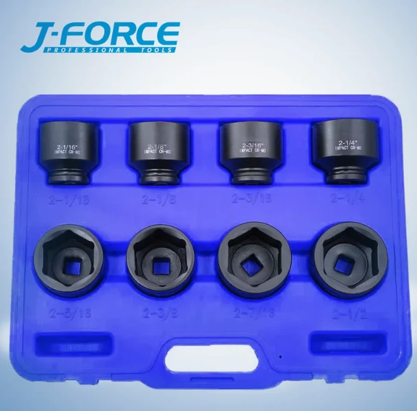 34 8PCS SAE Jumbo Deep Impact Socket Set